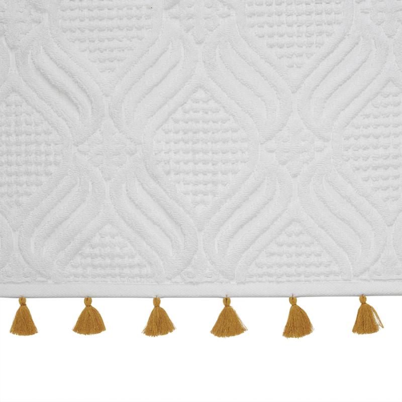 Полотенце банное , с кисточками  из коллекции essential, 70х140 см