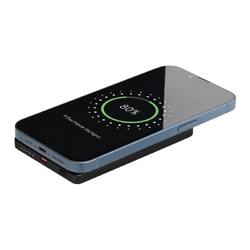 Внешний аккумулятор Атлантис (Atlantis) PD 5000mAh с функцией беспроводной зарядки 15W