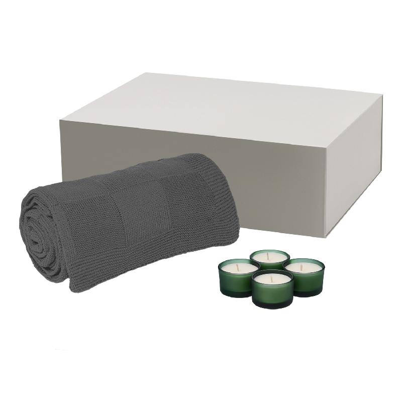 Подарочный набор Sento, Cella,  (свеча, плед)