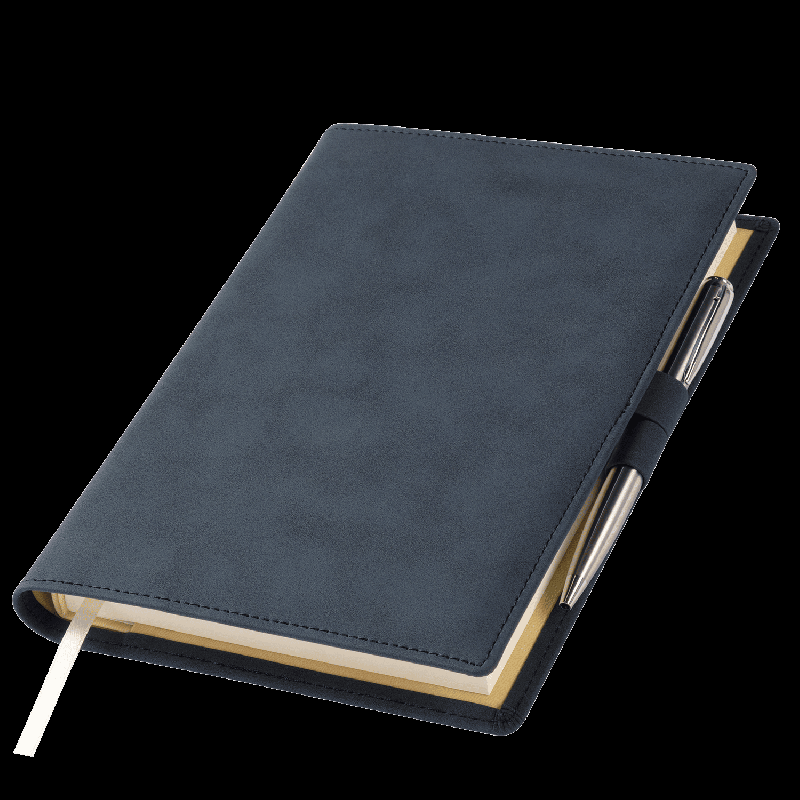 Ежедневник-портфолио Clip NEO недатированный в подарочной коробке,  (в комплекте ручка Sonata BP )