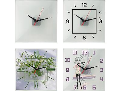 Часы настенные стеклянные Nile