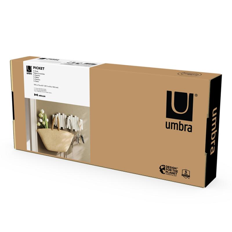 Вешалка настенная picket, 5 крючков