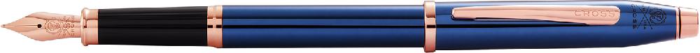 Перьевая ручка Cross Century II Translucent Cobalt Blue Lacquer, перо F