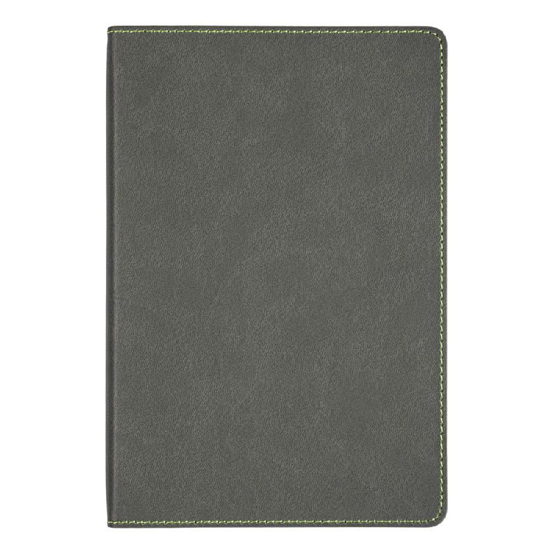 Ежедневник Flexy Latte А5,  с салатовым срезом, недатированный, в гибкой обложке