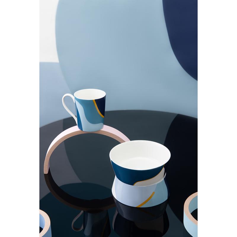 Набор из двух салатников  с авторским принтом из коллекции freak fruit, 16см