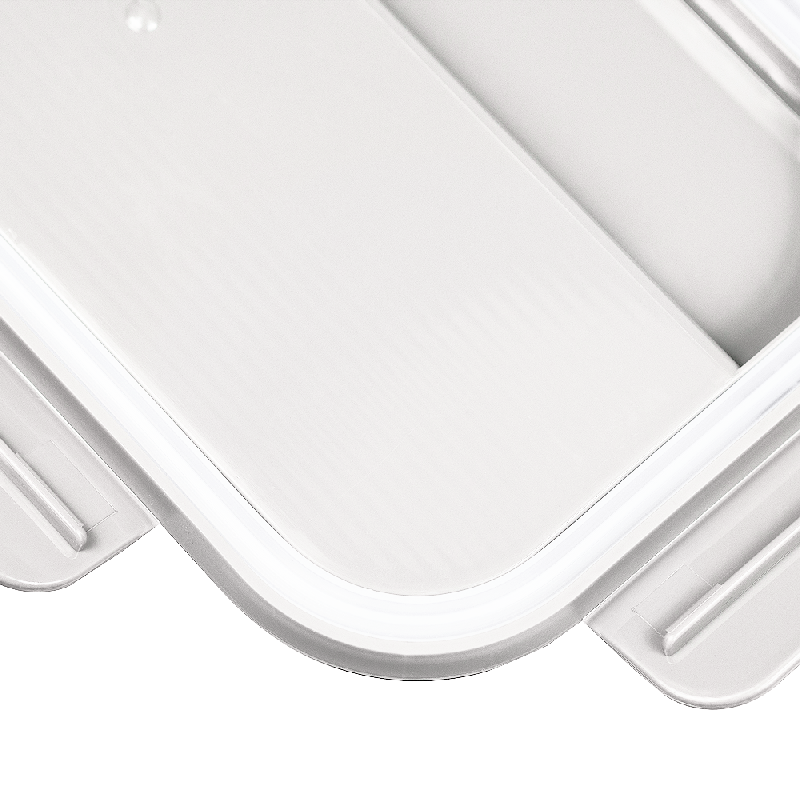 Герметичный контейнер для еды (ланч бокс)  BON VOYAGE Print Sample  Стройтрест , пластиковый, бело-, 1100 мл.