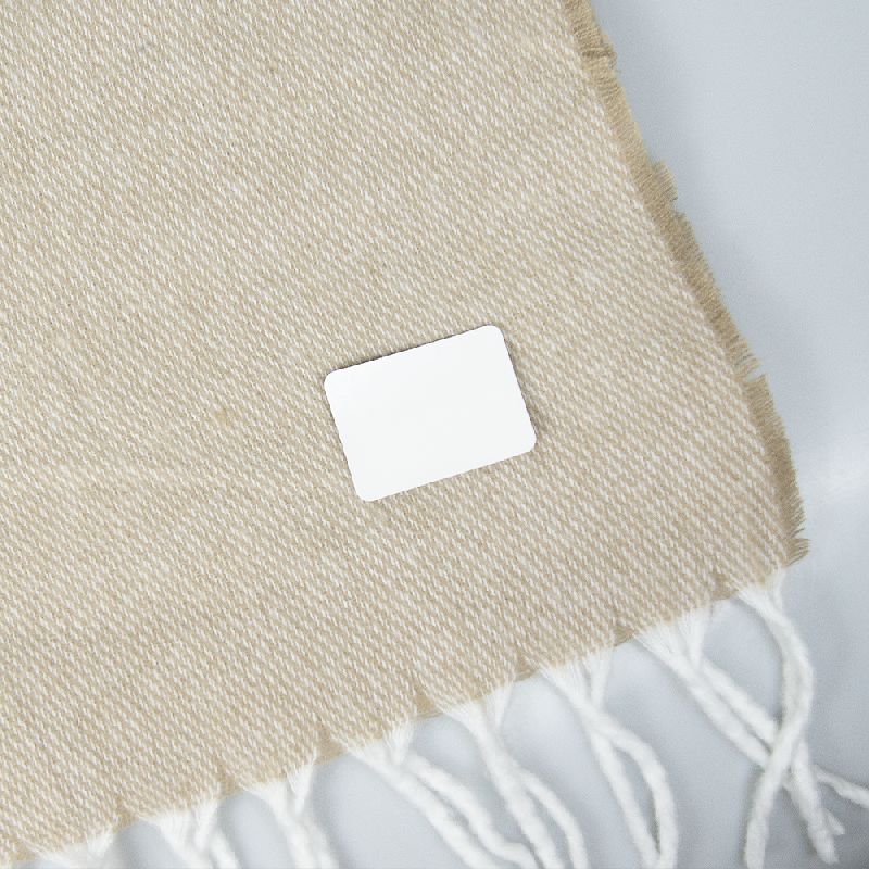 Шеврон Rectangle Cowhide размер 60*30 мм, со скругленными углами