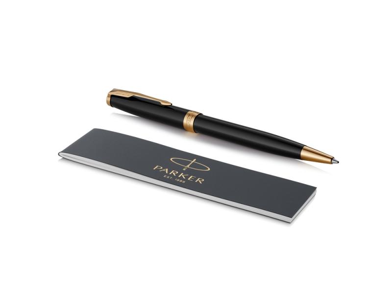 Ручка шариковая Parker Sonnet Core Black Lacquer GT