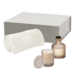 Подарочный набор Mizu, Cella,  (свеча, диффузор, плед)