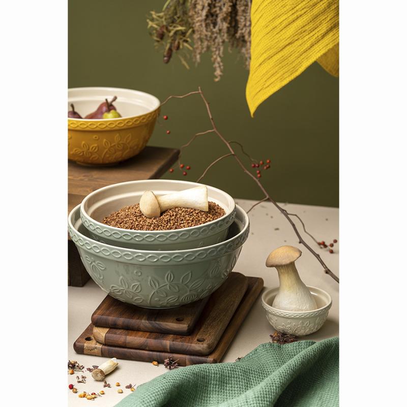 Миска  с рельефным узором Ягоды Тайги из коллекции russian north, 2,5 л