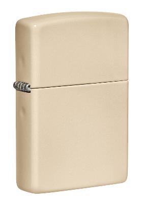 Зажигалка ZIPPO Classic с покрытием Flat Sand, латунь, глянцевая, 38x13x57 мм