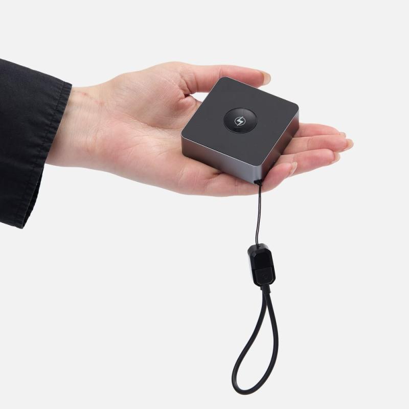 Внешний аккумулятор с беспроводной зарядкой Aura Power 5000 мАч