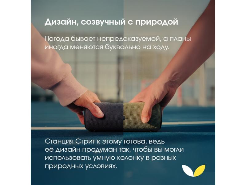 Умная колонка ЯНДЕКС Станция Стрит с Алисой