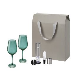 Подарочный набор Capri, Vintaro (2 бокала + набор для вина)