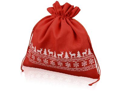 Мешочек подарочный новогодний