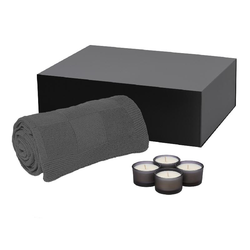 Подарочный набор Sento, Cella,  (свеча, плед)