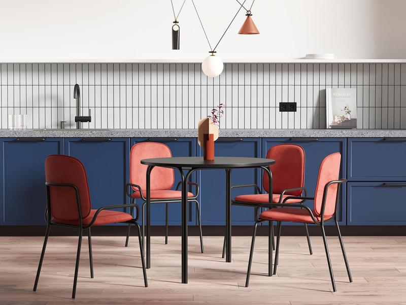 Стул ror, double frame, велюр