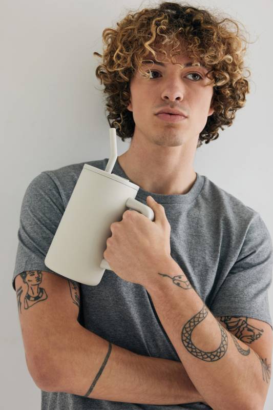 Термокружка Cube из переработанной стали RCS, 800 мл