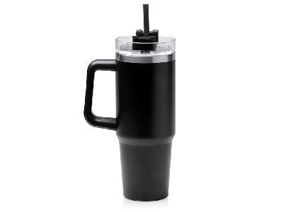 Термокружка Крэнстон с трубочкой и поворотной крышкой, 850 мл