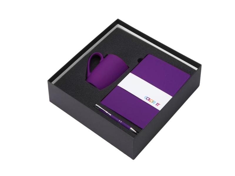 Подарочный набор COLOR IT с блокнотом, металлической ручкой и кружкой