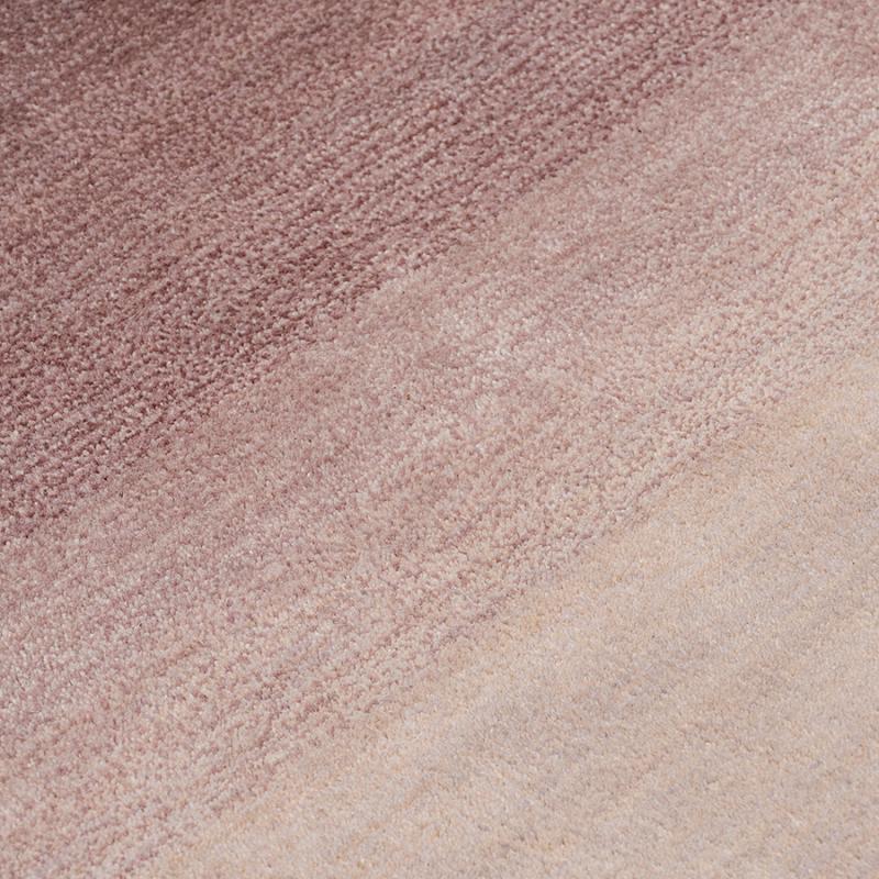 Ковер из шерсти over horizon цвета марсала из коллекции trendy ruffles, 60х90 см