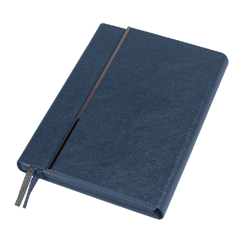 Ежедневник Alfa Bird Petrus A5, недатированный, в твердой обложке еталлическим элементом