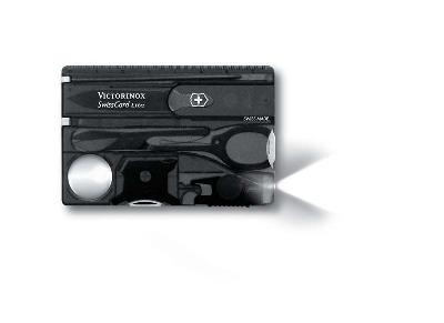 Швейцарская карточка VICTORINOX SwissCard Lite, 13 функций, полупрозрачная