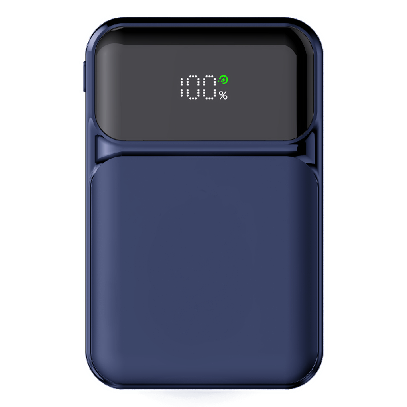 Внешний аккумулятор (powerbank) «Lumen», 10 000 mAH, с тремя зарядными шнурами, 22,5W super fast charge, Power Delivery (PD) 20W (dfnn), QC3.0