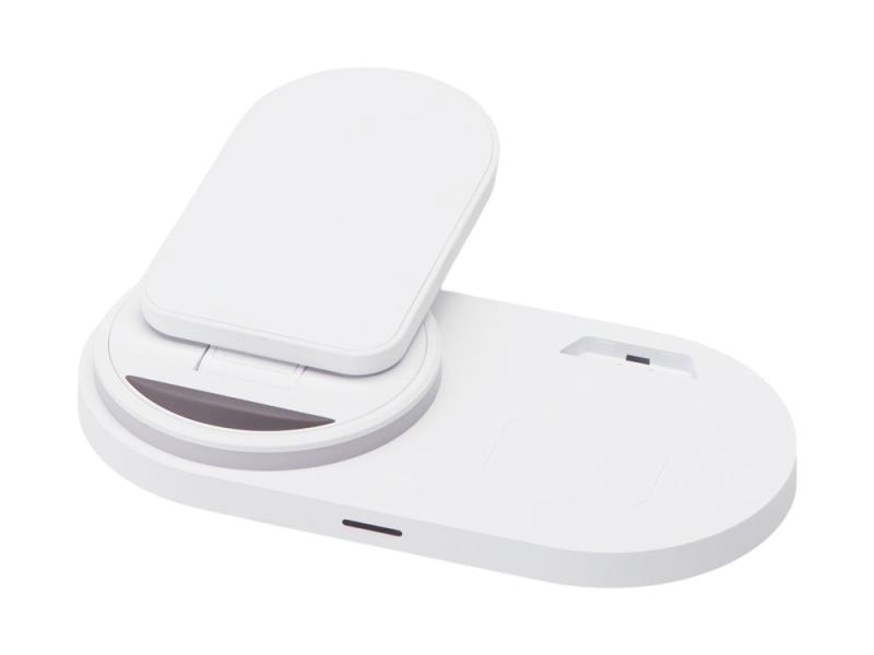 Складная зарядная станция с беспроводной зарядкой Flashport, 15 Вт