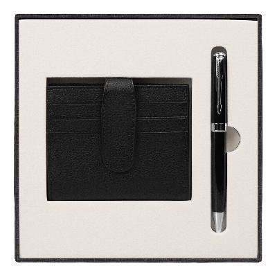 Набор подарочный Solution Superior Duo (ручка Universal, металл, футляр для кредитных карт Leather Road)