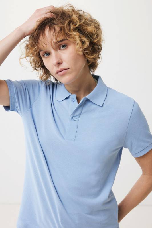 Рубашка поло Iqoniq Yosemite из переработанного хлопка-пике, унисекс, 220 г/м²