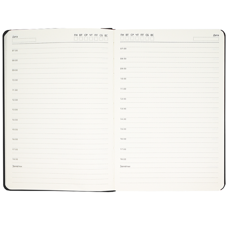 Ежедневник City Soft А5, недатированный, в твердой обложке с поролоном