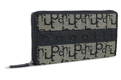 Кошелек женский BUGATTI Elea, жаккардволовья кожаполиэстер, 18,5х2х10 см