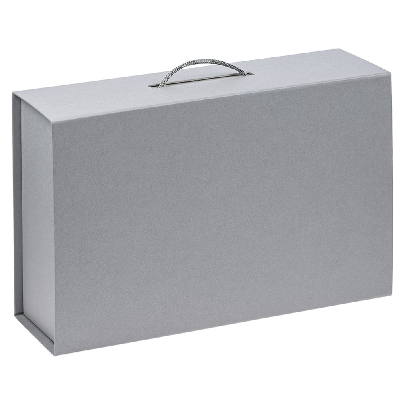 Подарочная коробка, размер 38,5*26*10,5 см, Solution Prestige Big Case Linen агнитным клапаном и ручкой
