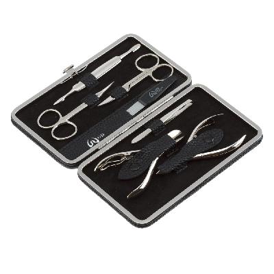 Маникюрный набор GD, 7 пр Футляр: искусcтвенная кожа