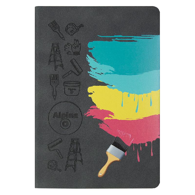 Ежедневник Flexy Nuba Print Sample Alpina А5, недатированный, в гибкой обложке