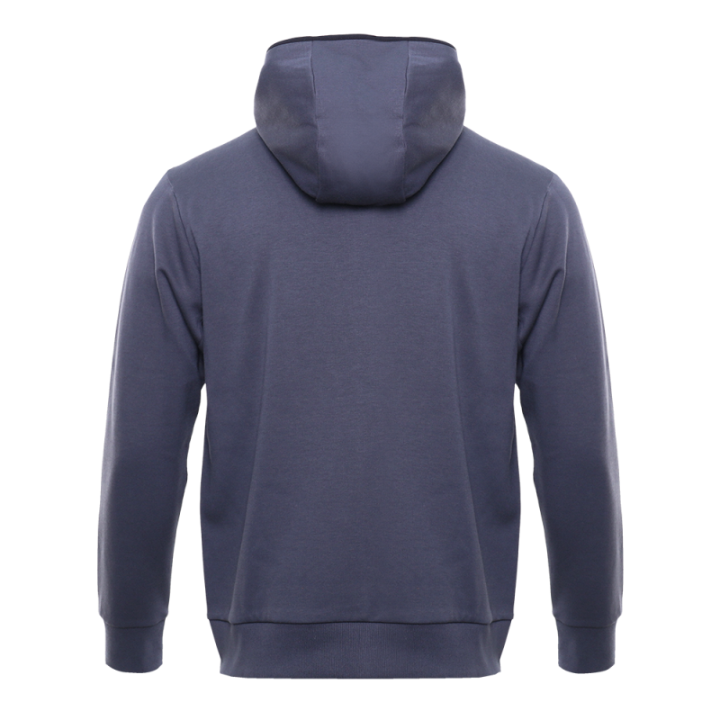 Толстовка  с капюшоном на молнии И24, Графитовый (202)