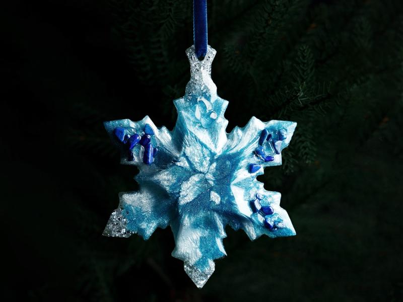 Ёлочная игрушка Снежинка