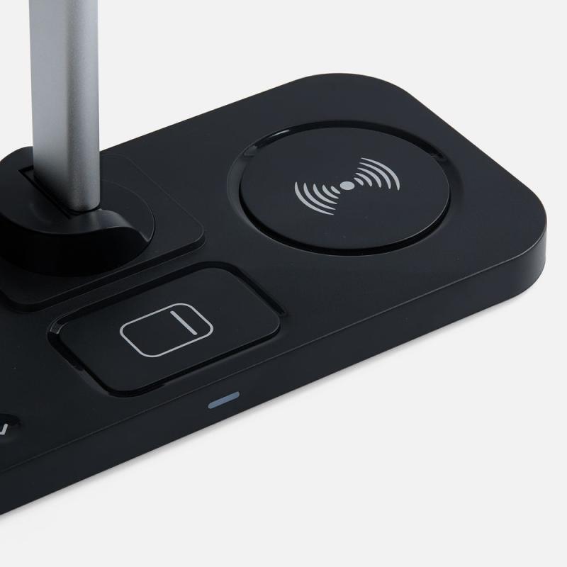 Настольная лампа с беспроводной зарядкой Power Light