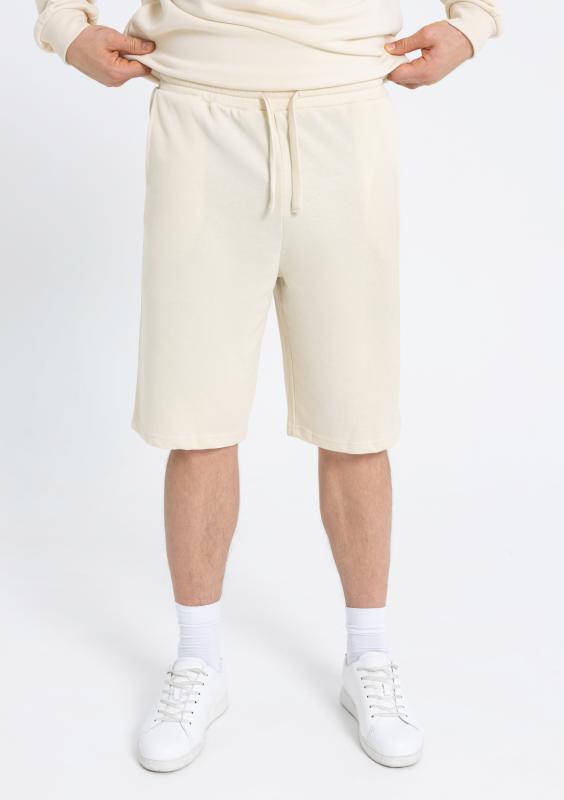 Шорты унисекс STAN футер, 260, 98, Молочный (11)