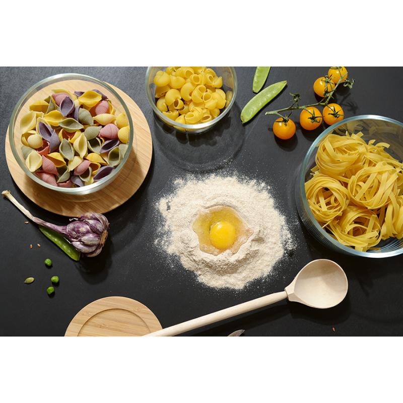 Контейнер для запекания и хранения eco store с крышкой из бамбука, 400 мл