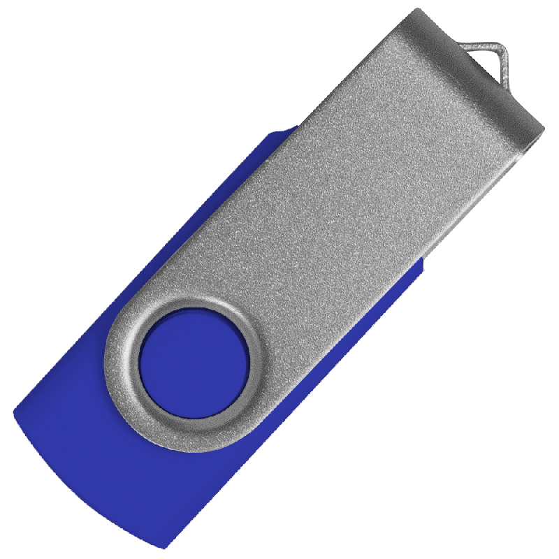 Флеш накопитель USB 2.0 Twister Сolor Mix 16GB, пластик Софт Тачметалл