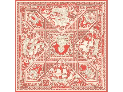 Платок Русская резьба по кости