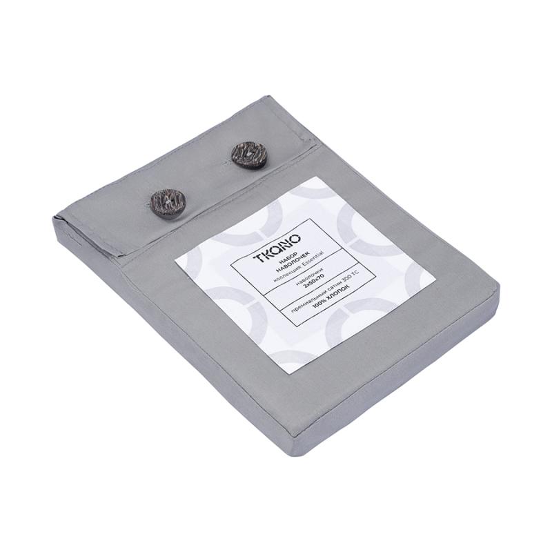 Набор наволочек из премиального сатина  из коллекции essential, 50х70 см