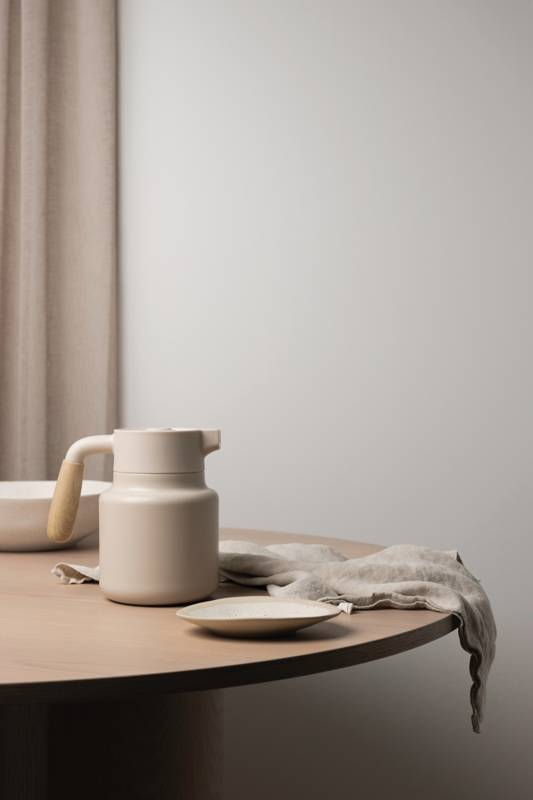 Вакуумный термос с ручкой VINGA Arbe из переработанной нержавеющей стали RCS, 1 200 мл