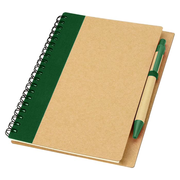 Блокнот B6 Easy Way, на пружине, в твердой обложке, c ручкой