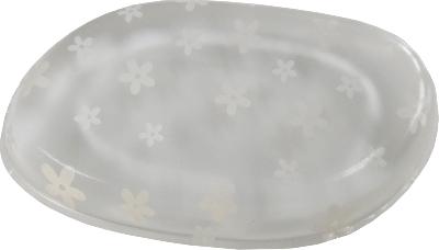 Губка Dewal Beauty для нанесения макияжа прозрачная с рисунком, 1штупак