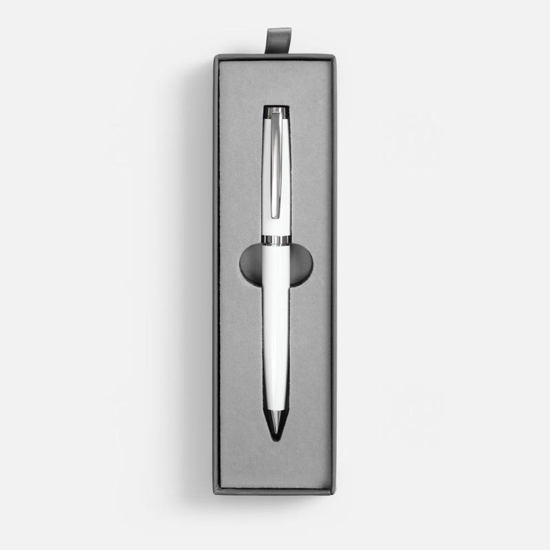 Ручка шариковая Letra Chrome в футляре