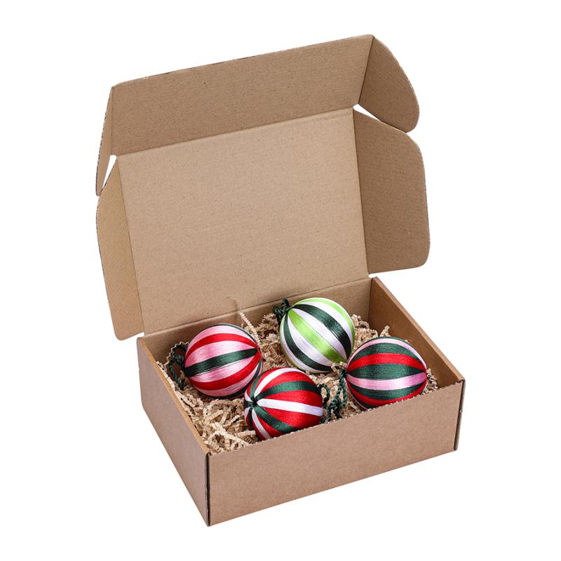 Набор елочных украшений show time из коллекции new year essential, 4 шт.