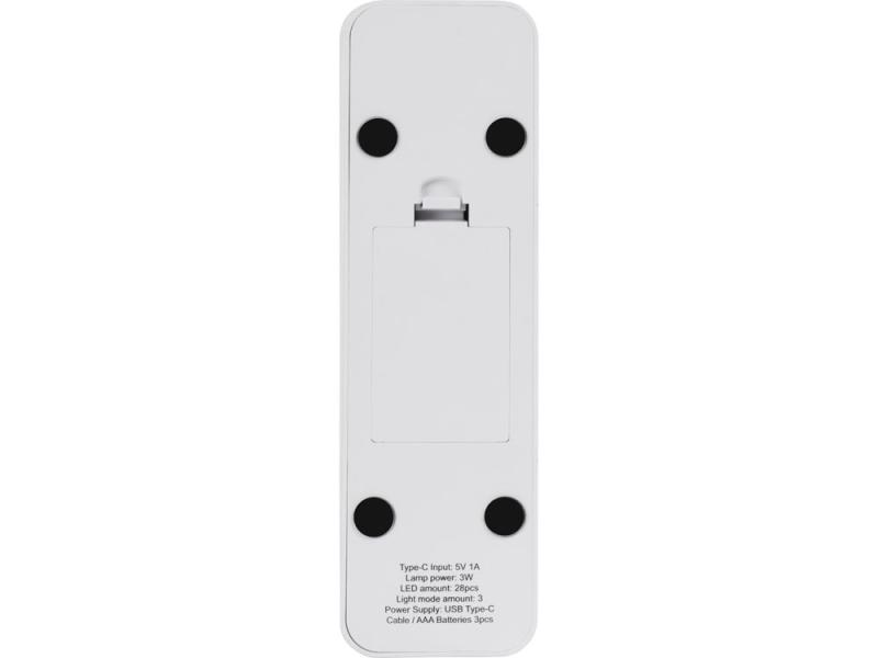 Складывающая настольная лампа с подставкой для телефона Stack N, 3 Вт